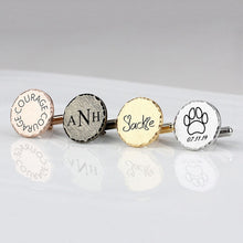 EngravedInitialNameCufflinks-WeddingBirthdayGift-1