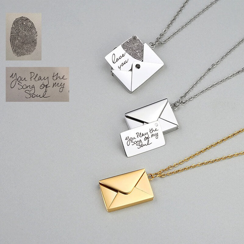 Envelope-Shape-Custom-Necklace-Engraved-Photo-Text-Necklace-Personalized-Gift-for-Girlfriend-Family-Friend-1