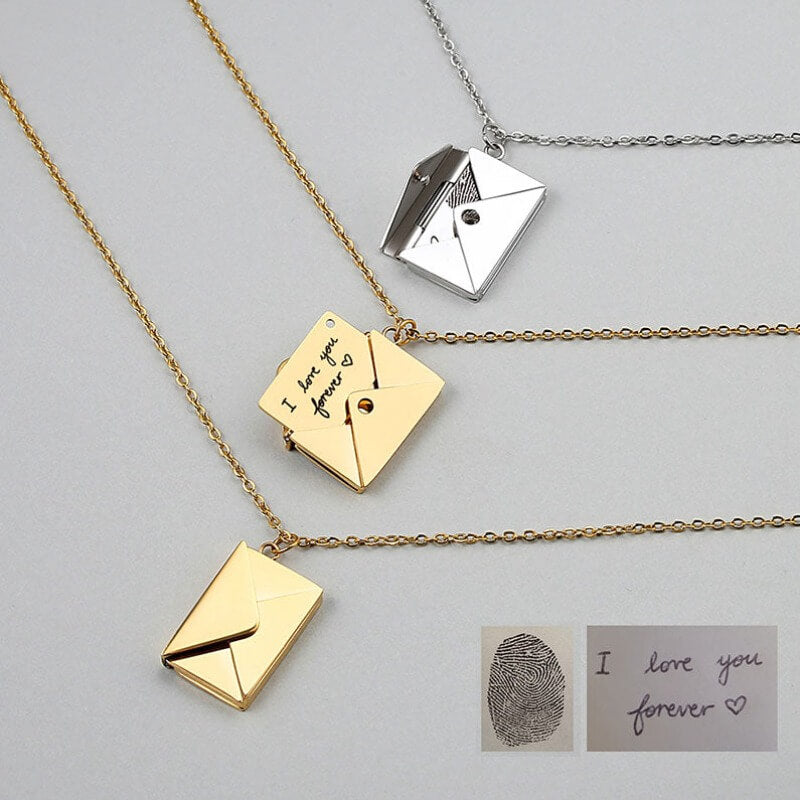 Envelope-Shape-Custom-Necklace-Engraved-Photo-Text-Necklace-Personalized-Gift-for-Girlfriend-Family-Friend-2