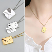 Envelope-Shape-Custom-Necklace-Engraved-Photo-Text-Necklace-Personalized-Gift-for-Girlfriend-Family-Friend-4