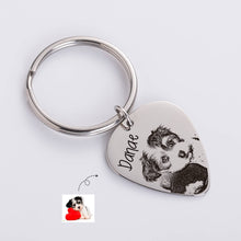 Guitar-Pick-Custom-Name-Keychain-Tags-Engraved-Photo-Pet-Tag-ID-Dog-Tag-Cat-Tag-1