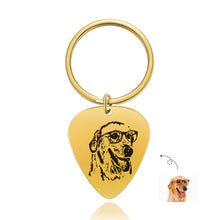 Guitar-Pick-Custom-Name-Keychain-Tags-Engraved-Photo-Pet-Tag-ID-Dog-Tag-Cat-Tag-4