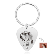 Guitar-Pick-Custom-Name-Keychain-Tags-Engraved-Photo-Pet-Tag-ID-Dog-Tag-Cat-Tag-8