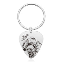 Guitar-Pick-Custom-Name-Keychain-Tags-Engraved-Photo-Pet-Tag-ID-Dog-Tag-Cat-Tag-9