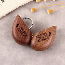 Heart Wooden Ring Box for Proposal, Engraved Ring Box for Engagement Proposal