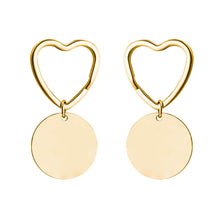 Disc personalized custom handwritten fingerprint can be engraved heart-shaped keyring