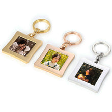 Photo Box Photo Pendant Stainless Steel Customizable Student Graduation Photo Pendant Keychain