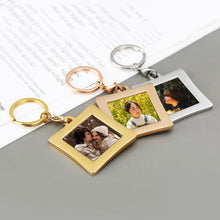 Photo Box Photo Pendant Stainless Steel Customizable Student Graduation Photo Pendant Keychain