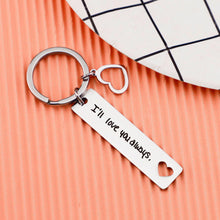 Bar Personalized Keychain Engraved Music QR Code  Custom Keyring Gift for Boyfriend