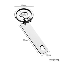 Bar Personalized Keychain Engraved Music QR Code  Custom Keyring Gift for Boyfriend