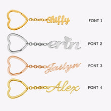 Customized Name Keychain Personalized Nameplate Pendant Jewelry