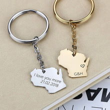 Map-Shape-Keychain-Custom-State-Keychain-Engraved-Text-Keyring-Gift-5