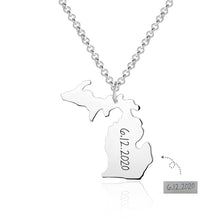 Michigan-State-Necklace-Personalized-Name-Necklace-for-Family-Engraved-Necklace-5