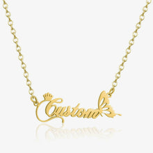 Personalized-Crown-Butterfly-Cut-Out-Name-Necklace-1