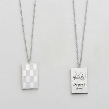 Personalized-Square-Photo-and-Text-Pendant-Necklace-Custom-Handwriting-Jewelry-Gift-2