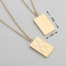 Personalized-Square-Photo-and-Text-Pendant-Necklace-Custom-Handwriting-Jewelry-Gift-6