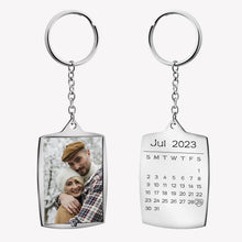 Personalized Custom Calendar Keyring Color Photo Keychain