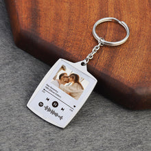Personalized Custom Calendar Keyring Color Photo Keychain
