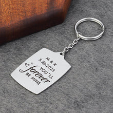 Personalized Custom Calendar Keyring Color Photo Keychain