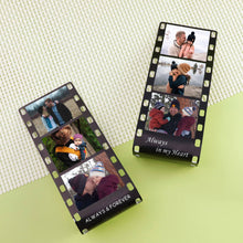 Personalized Stainless Steel Film Picture Frame Set Table Growth Commemoration