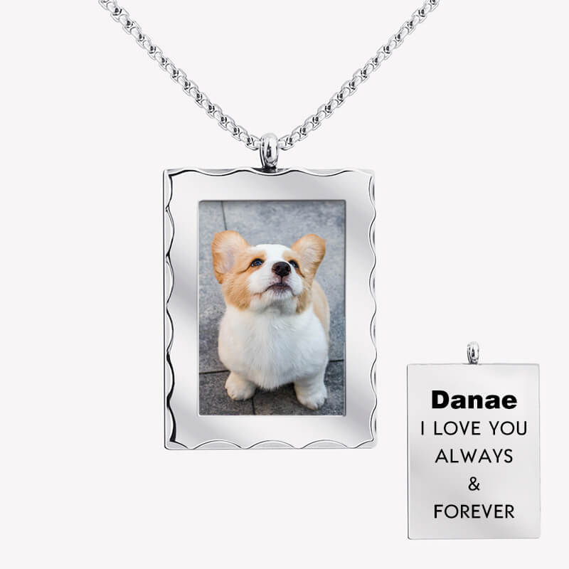 Personalized Photo Necklace for Women Family