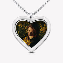 Heart Memorial Custom Photo Necklace Pendant