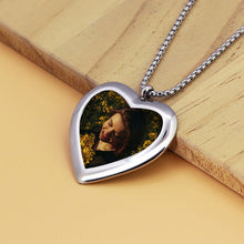 Heart Memorial Custom Photo Necklace Pendant