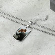Personalized Double Sided Custom Photo Text Pendant Necklaces Gift