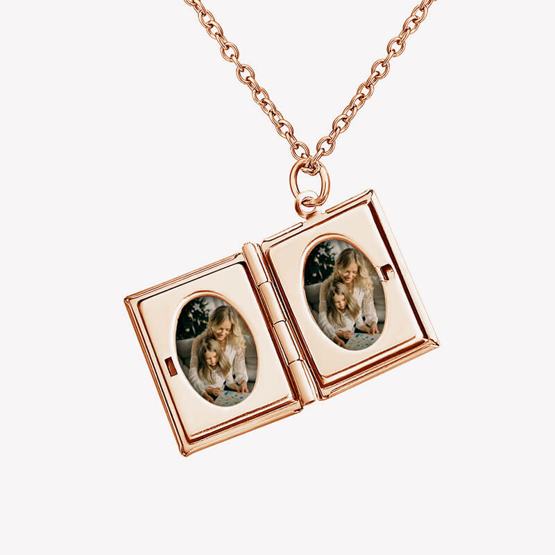 Picture Engraving Personalized Memory Photo Necklace