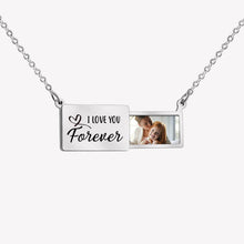 Engraving Personalized Memory Envelope Photo Necklace