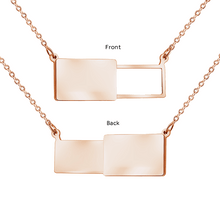 Engraving Personalized Memory Envelope Photo Necklace