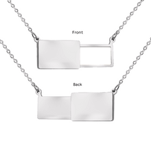 Engraving Personalized Memory Envelope Photo Necklace