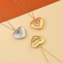 Personalized Custom Heart Handwriting Photo Necklace