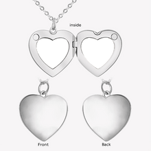 Personalized Custom Heart Handwriting Photo Necklace