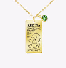 QR Code Personalized Customizable Handwriting Fingerprint Jewelry New Mother Gift