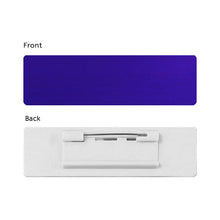 Customized Company Badge Identity Plate Rectangular Personalized Initials Handwriting Brooch