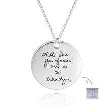 Round-Pendant-Necklace-Custom-Photo-Necklace-Personalized-Gift-for-Friend-Family-2