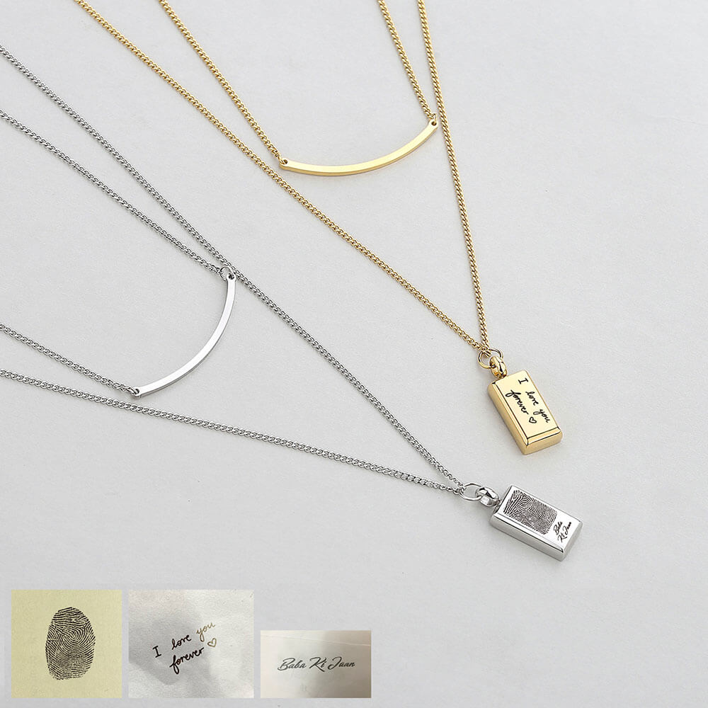 Small-Rectangle-Custom-Necklace-Personalized-handwriting-Anniversary-Gift-1