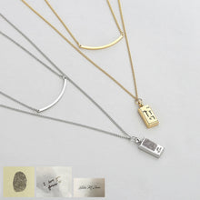 Small-Rectangle-Custom-Necklace-Personalized-handwriting-Anniversary-Gift-1