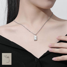 Small-Rectangle-Personalized-handwriting-Necklace-Actual-finger-print-Gift-for-mom-7