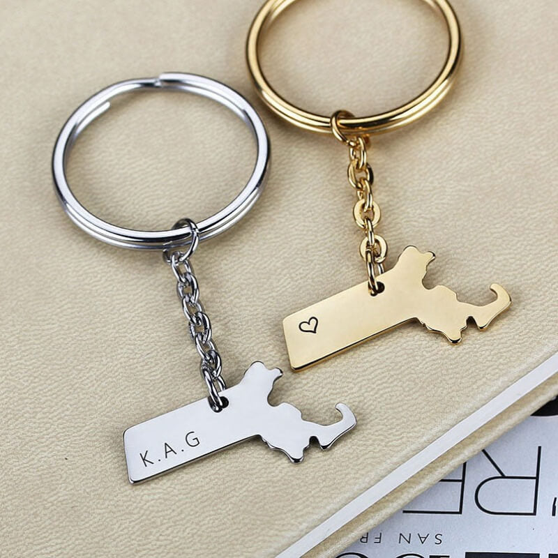 State-Charm-Keychain-Custom-Name-Keychain-Friendship-Keychain-Gift-2