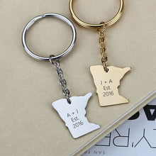 State-Charm-Keychain-Custom-Name-Keychain-Friendship-Keychain-Gift-3
