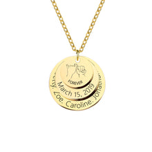 Three-Discs-Personalized-Necklace-Engraved-Photo-Gift-for-Friend-Christmas-Gift-2
