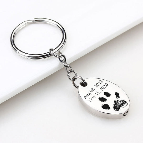 Ash Key Chain Cremation Urn Keychain Custom Ashes Keyring Memorial Ash Keepsake ...