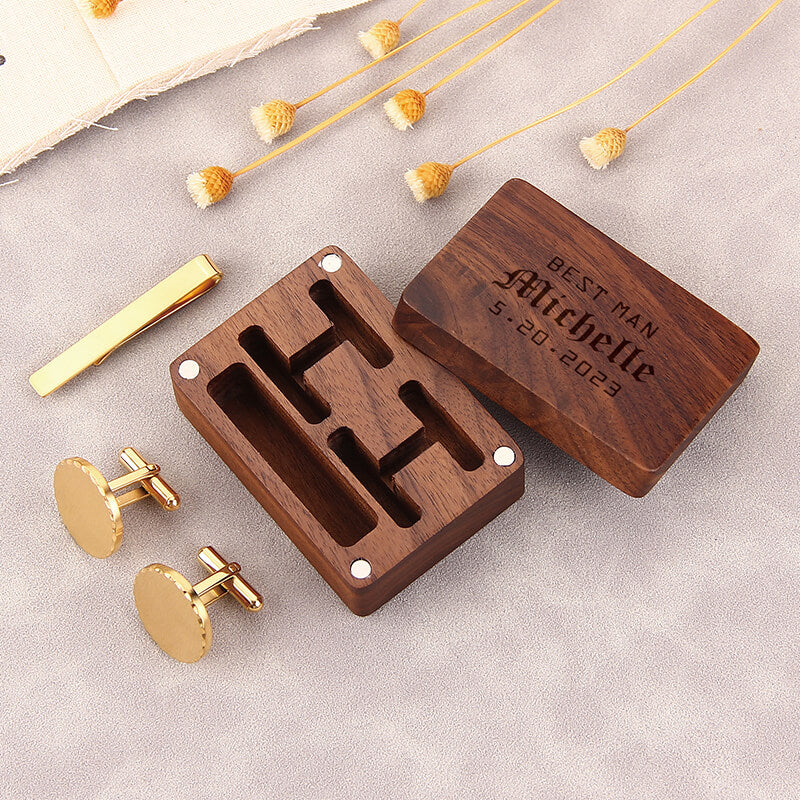 Wooden-Cufflinks-With-Box-Engraved-Cufflink-Box-With-Tie-Clip-9