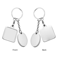 Pet Portrait Urn Oval Keychain, Memorial Photo Cremation Jewelry