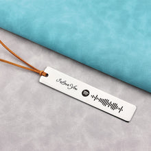 Personalized Metal Bookmark, Music Code Engraving, Voice QR Code Engraving, Unique