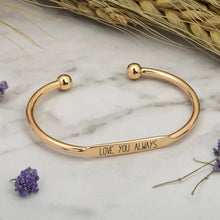 Actual Handwriting Bracelet, Engraved Signature Bracelet