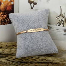 Actual Handwriting Bracelet, Engraved Signature Bracelet