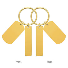 Custom Keychain Engraved Keyring Personalized Gift for Dad Men Handwriting Keychain